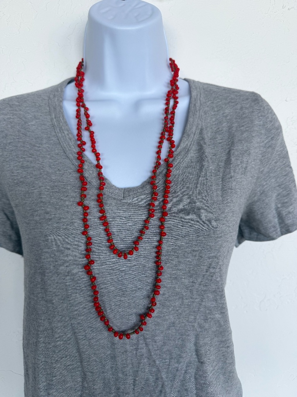 Layering Necklace Handmade Seed Bead Y2K 90's Vintage